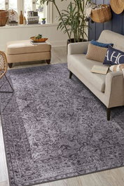 Conceptum Folk Chenille - Gris 75 x 230 cm